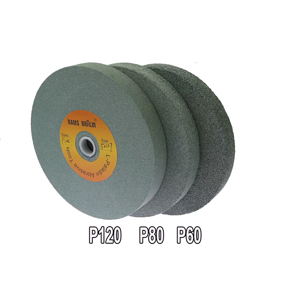 Roue Abrasive en céramique P46 P60 P80 P120, 1 pièce, 125x16x12.7mm