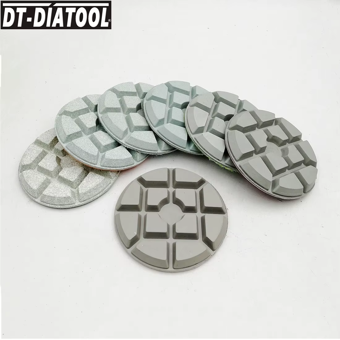 DT-DIATOOL disque de ponçage 3 pièces/ensemble tampons de polissage diamant résine liaison béton dis