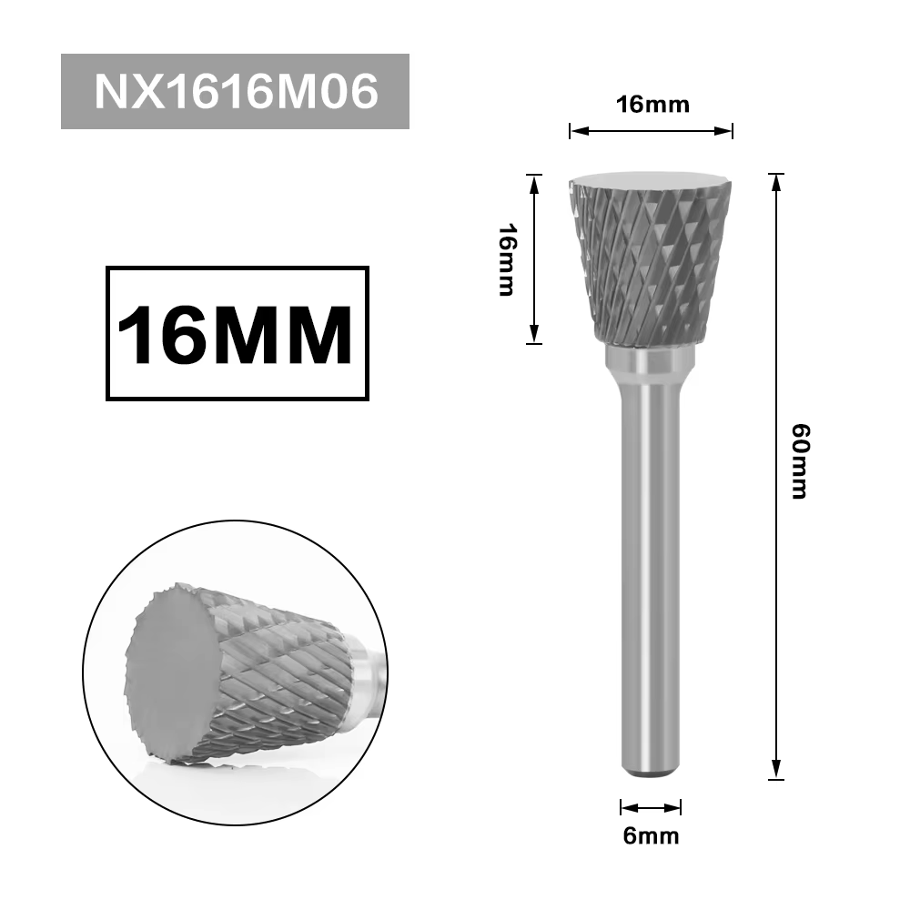 Fraise en carbure de tungstène pour dessin métallique, outil rotatif, bavure, gravure CNC, outils ab