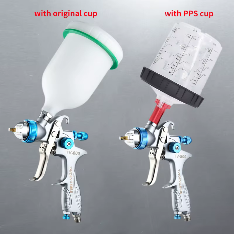 HVLP pistolet à peinture en aérosol pistolet de peinture de voiture alimentation par gravité désinfe