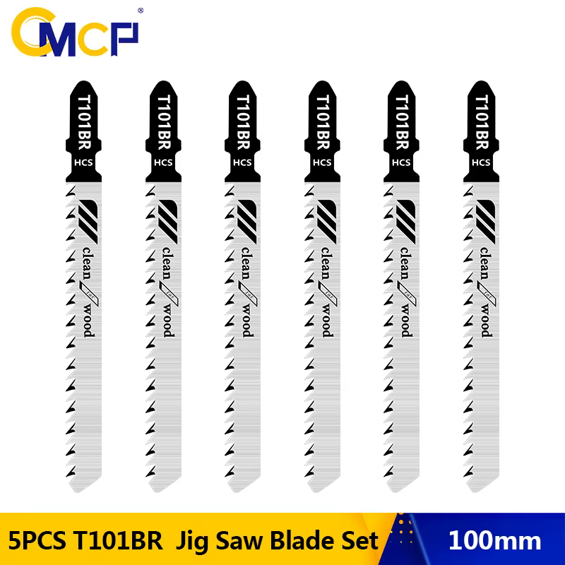 CMCP lame de scie sauteuse 5 pièces T101BR jeu de lames de scie sauteuse tige en T lames de scie ass