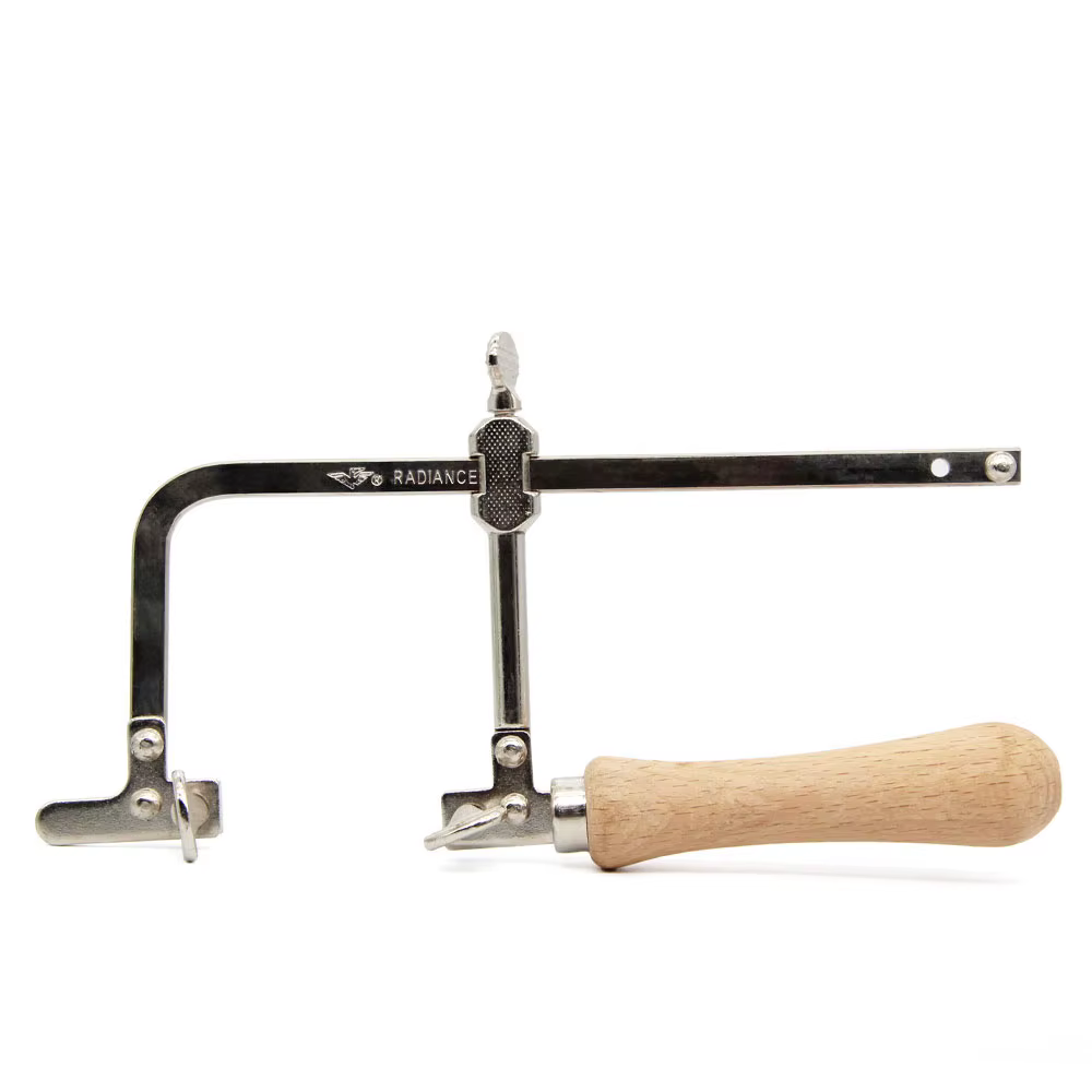 Scie à outil multifonctionnel super fine avec cadre en acier et fil de diamant de 1m, outil à main s