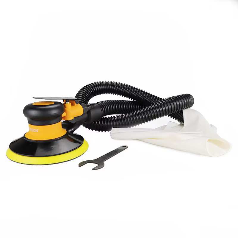 HIFESON ponceuse orbitale pneumatique meuleuse d'air, 125mm/150mm vide excentrique polissage/meuleus