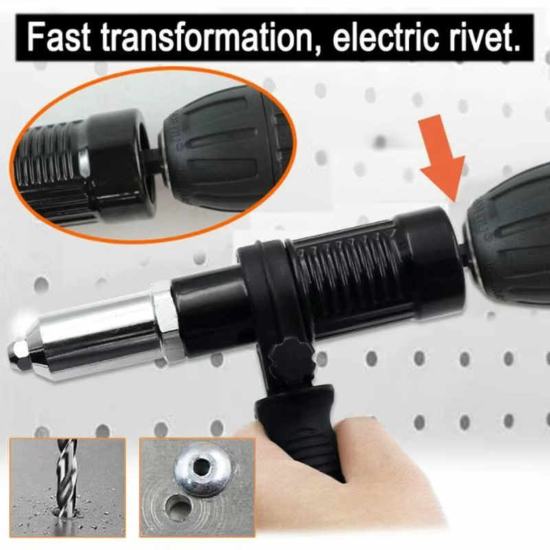 Pistolet à écrou électrique professionnel, Machine à tirer le noyau, accessoires de rivetage sans fi
