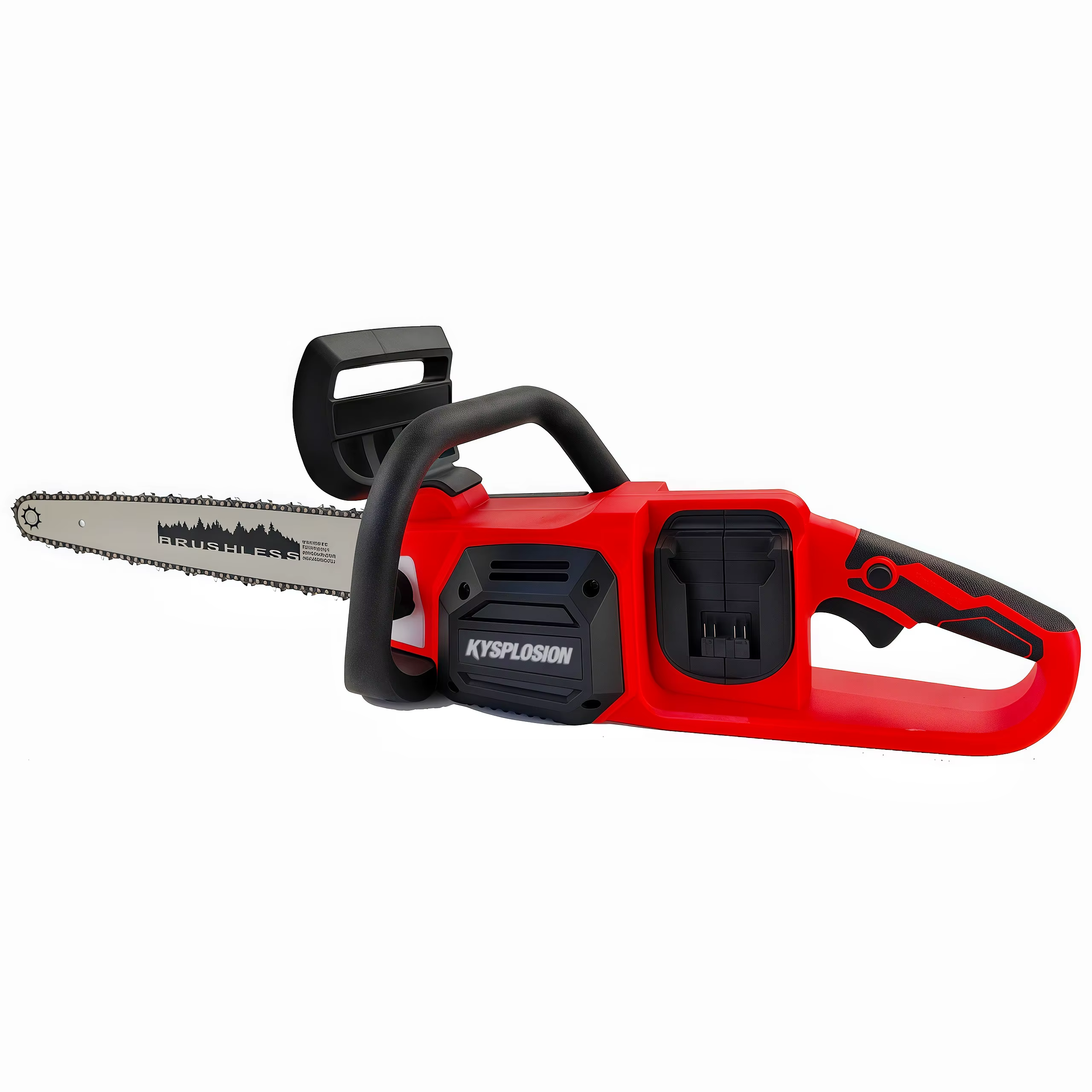 Tronçonneuse sans fil 16 pouces 36v (2x18V MAX) pour batterie Milwaukee M18 pour la coupe du bois/ar
