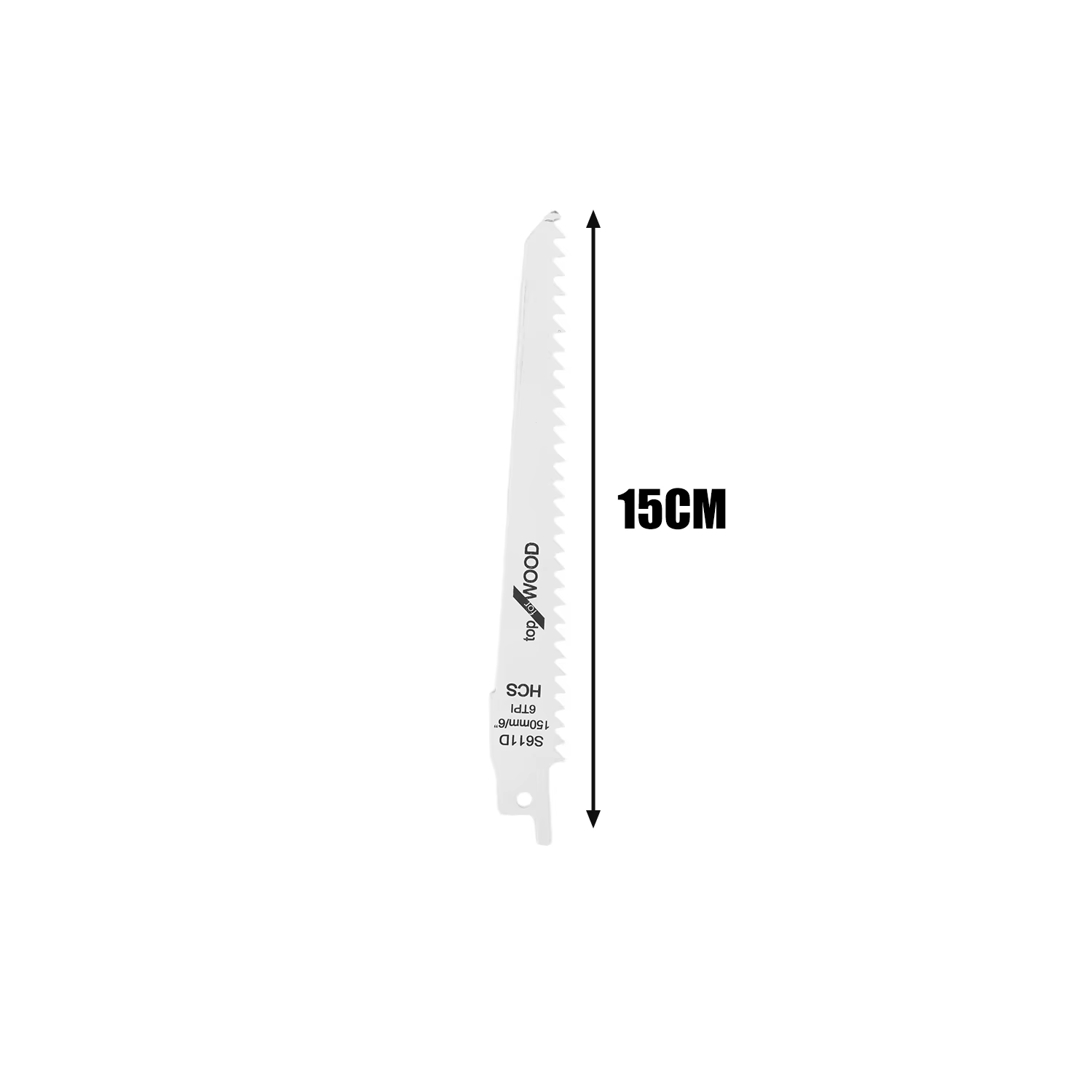 Lames de scie alternative pour bois et métal, pour couper les arbres, élagage du bois, dents au sol,