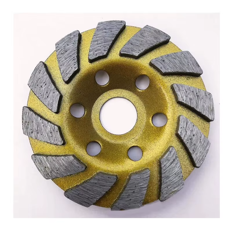 Meule en diamant Turbo pour béton de 4 pouces, 12 Segments, meuleuse d'angle robuste pour meuleuse d