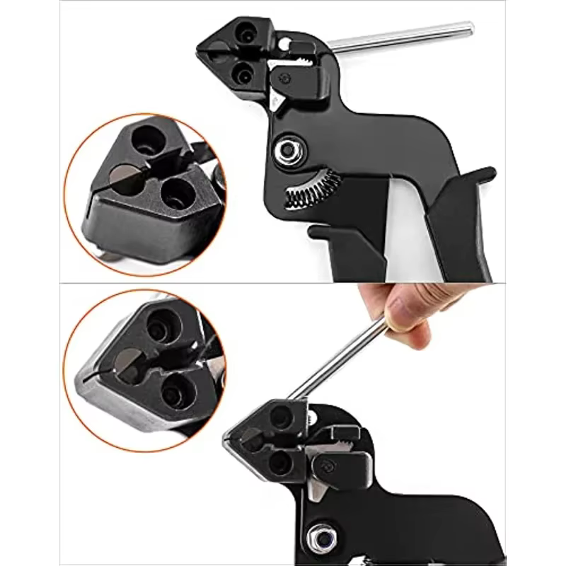 Pince à sertir en acier inoxydable, outil d'assemblage de câble, coupe-tendeur