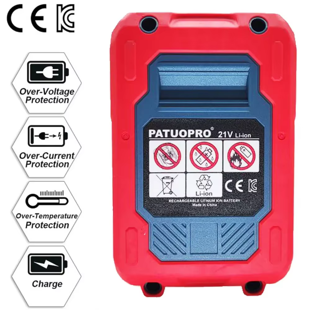 PATUOPRO 18-21V 2.0 4.0 6.0Ah batterie au Lithium Rechargeable pour Makita 18V perceuse électrique s