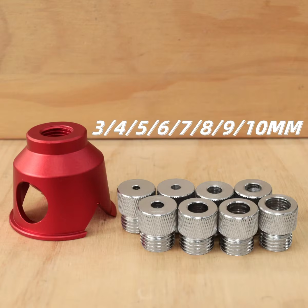 Guide de perçage vertical 3-10 mm en aluminium, positionneur de perçage à trou droit à 90 degrés, ga