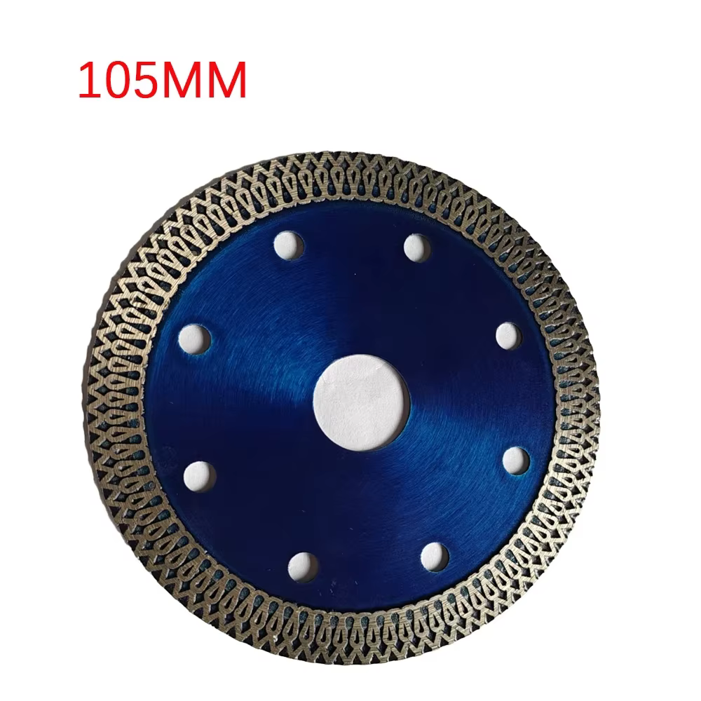Lame de Scie Turbo Diamantée, Disque de Coupe pour Granit, Marbre, Porcelaine, Carreaux, Céramique, 