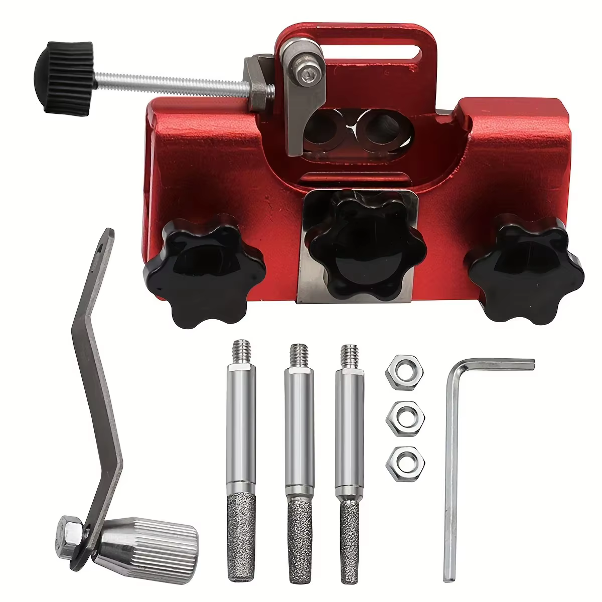Kit d'affûtage rapide pour tronçonneuse, outil d'affûtage portable à manivelle, accessoires d'affûta