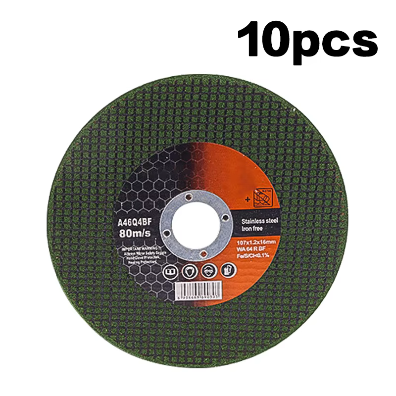 10 pièces disque de coupe en métal 105mm 4 pouces disque de meuleuse d'angle de coupe en résine ultr