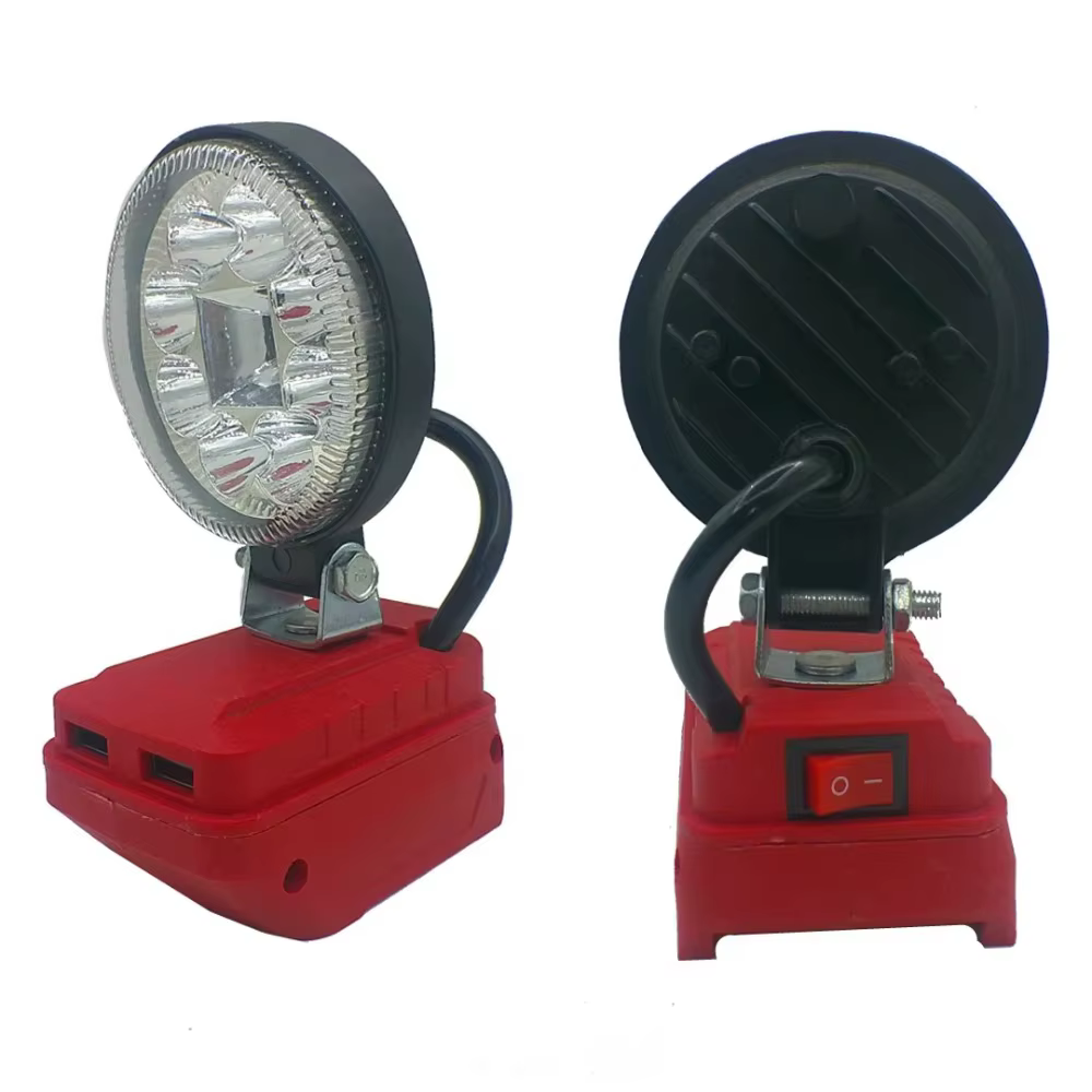 Pièces d'outils électriques, lampe de travail LED, projecteur extérieur réglable à haute luminosité,