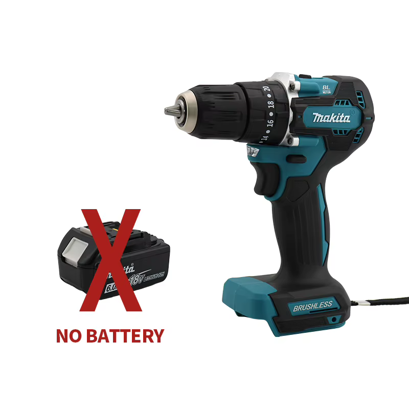 Perceuse à percussion sans fil Makita DDF487, visseuse électrique à vitesse variable, moteur sans ba