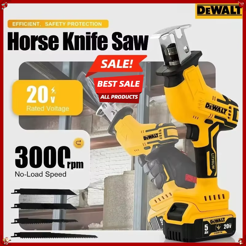 Scie alternative sans balais Dewalt 2800RPM, scie électrique multifonctionnelle pour couper le métal