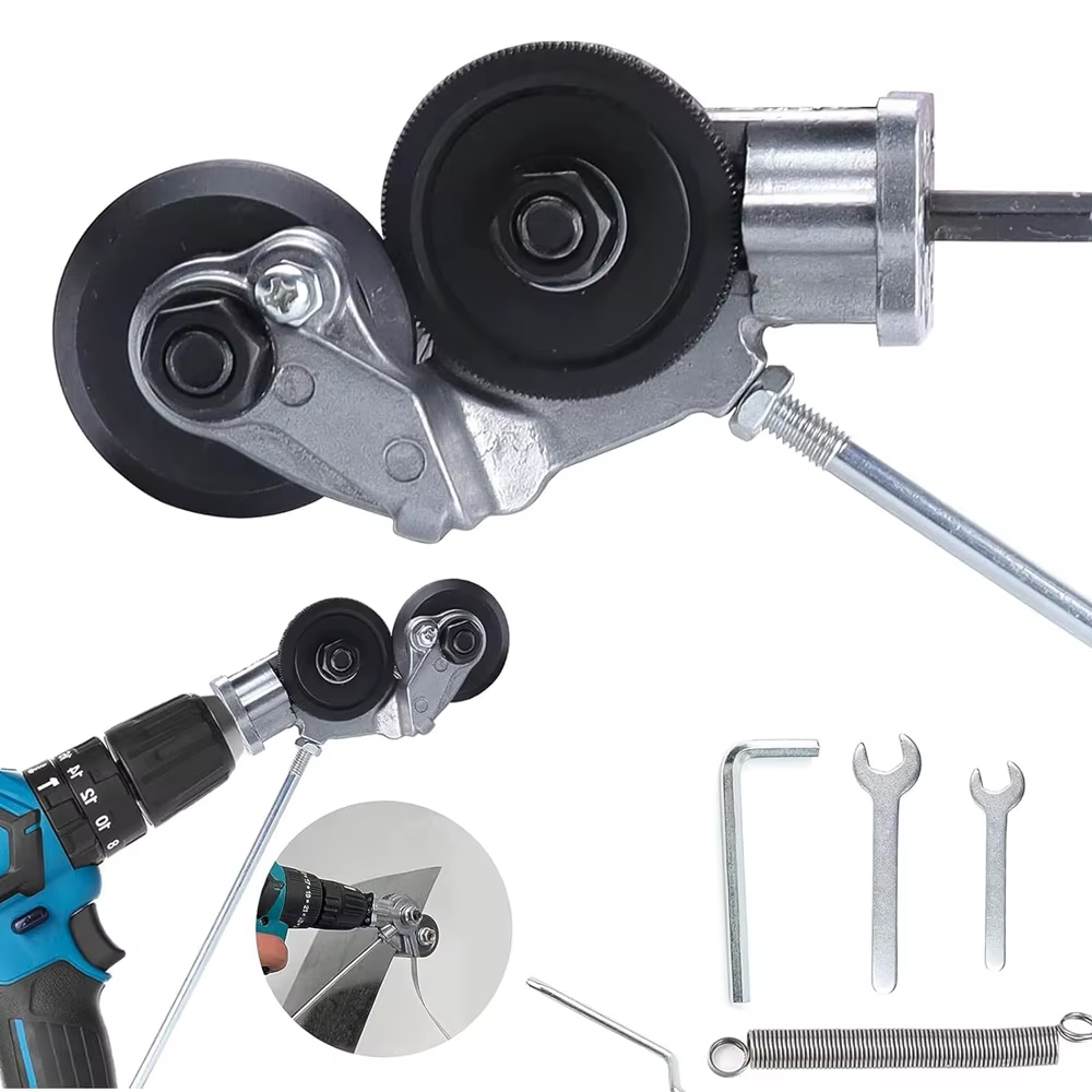 Perceuse électrique, fixation de coupe de plaque, outils de coupe gratuits à Double tête, coupe de t