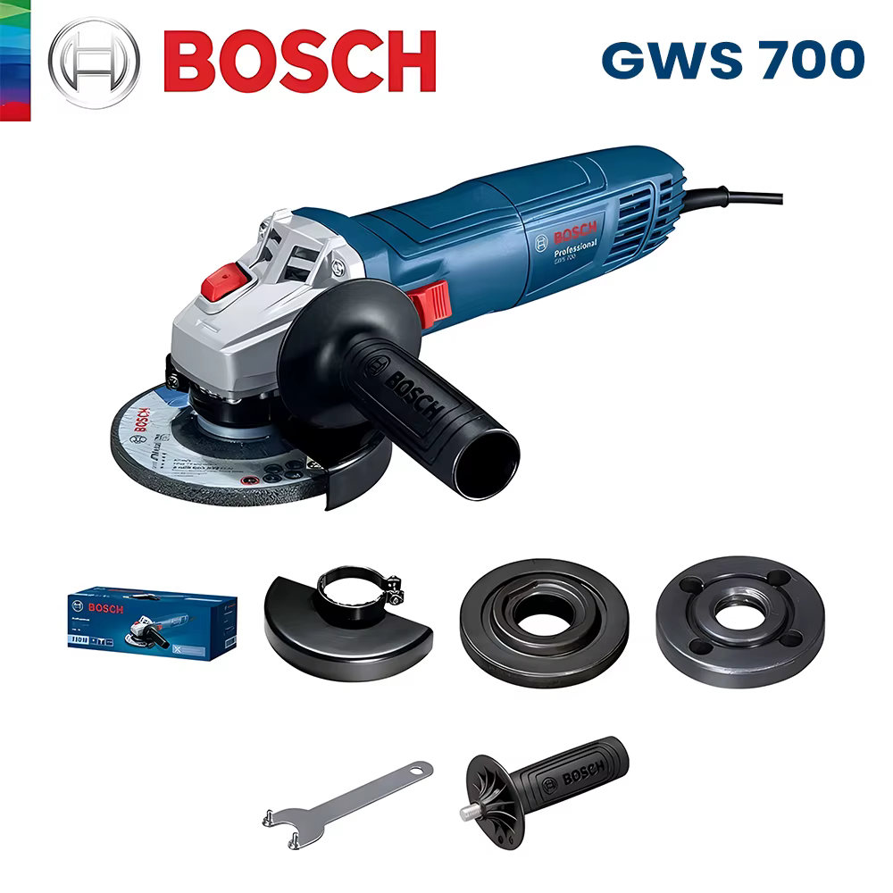 Bosch GWS700 meuleuse d'angle électrique 12000 tr/min rectifieuse portative multifonctionnelle pour 