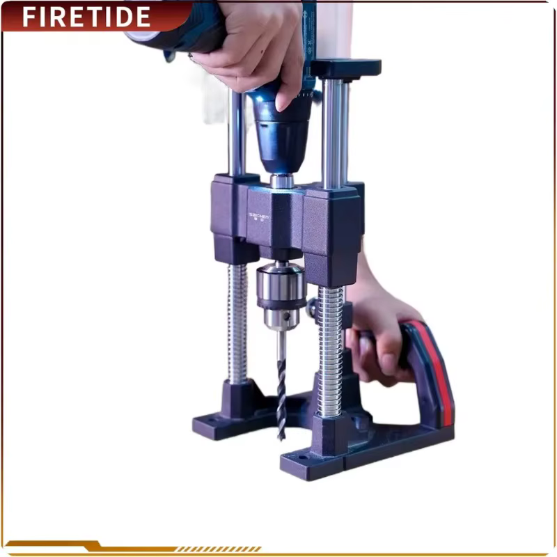 Support de perceuse en alliage d'aluminium pour le bois et le métal (capacité 1-10 mm) - Guide de pe