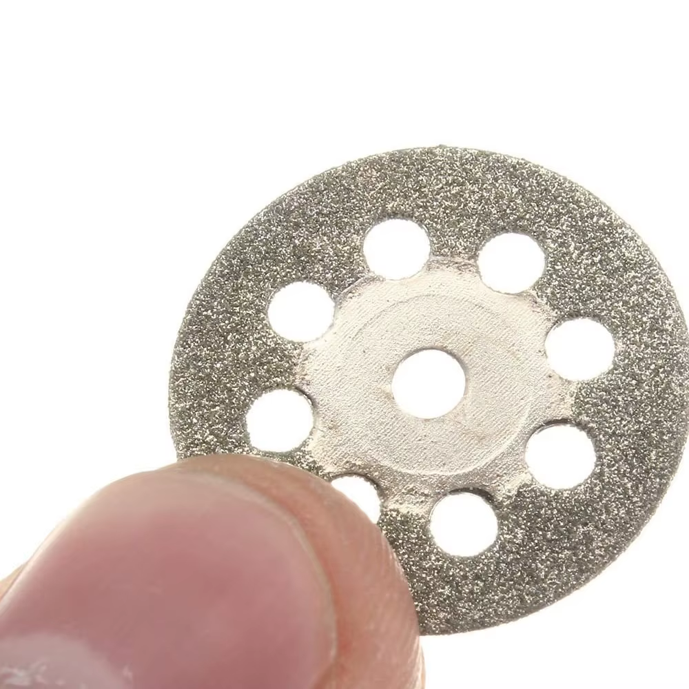 Lame de Scie Diamantée pour Outils Dremel, Mini Disque de Coupe, Pierre, Verre, Carrelage, Métal, Ma