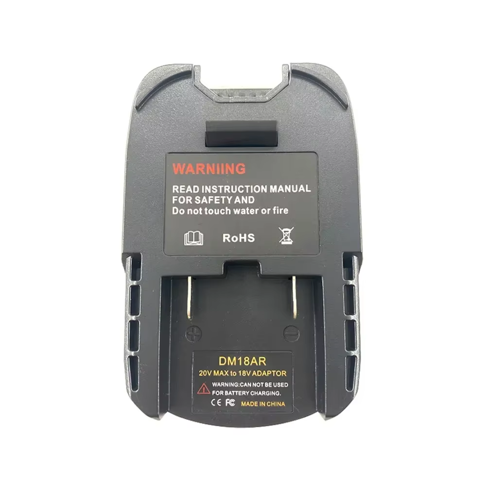 Adaptateur de batterie DM18AR pour Dewalt pour Milwaukee, 18V, 20V, batterie ion Eddie convertie en 