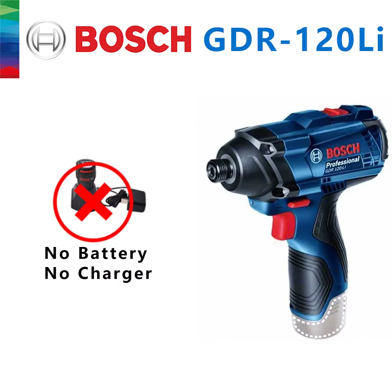 Bosch Original GDR 120-LI clé à chocs sans fil Rechargeable 100Nm pilote tournevis électrique perceu
