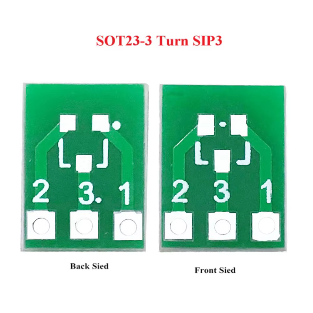 SOT23 SOT23-3 Tour SIP3 Double Face SMD Tour DIP SIP3 Adaptateur Convertisseur Plaque SOT SIP IC Pri