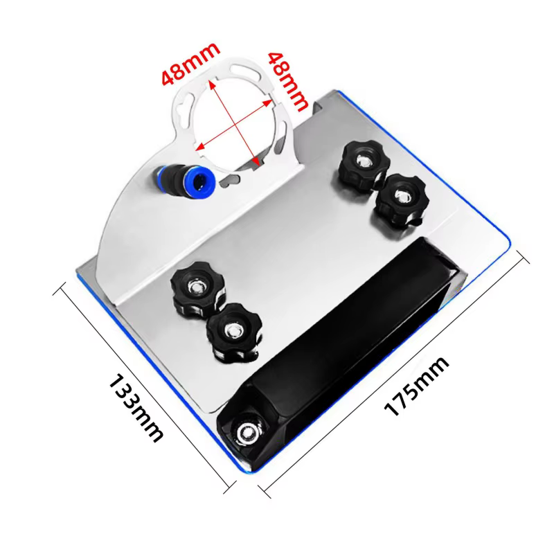 Support de meuleuse d'angle pour carrelage 45 °   Coupe de chanfrein. Support fixe de meulage d'angl