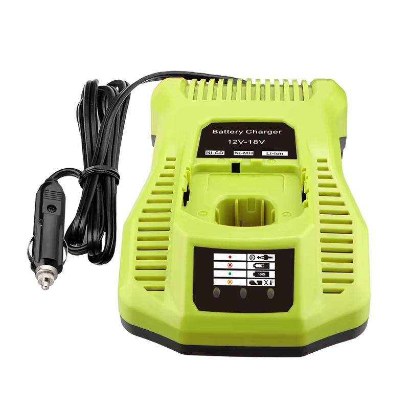 Chargeur de batterie pour Ryobi 18V Lithium Portable allume-cigare prise voiture chargeur automatiqu