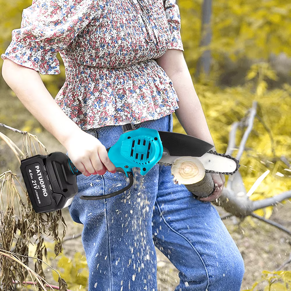 Makita – Mini scie électrique sans fil de 6 pouces, outils de jardinage pour le travail du bois, cou