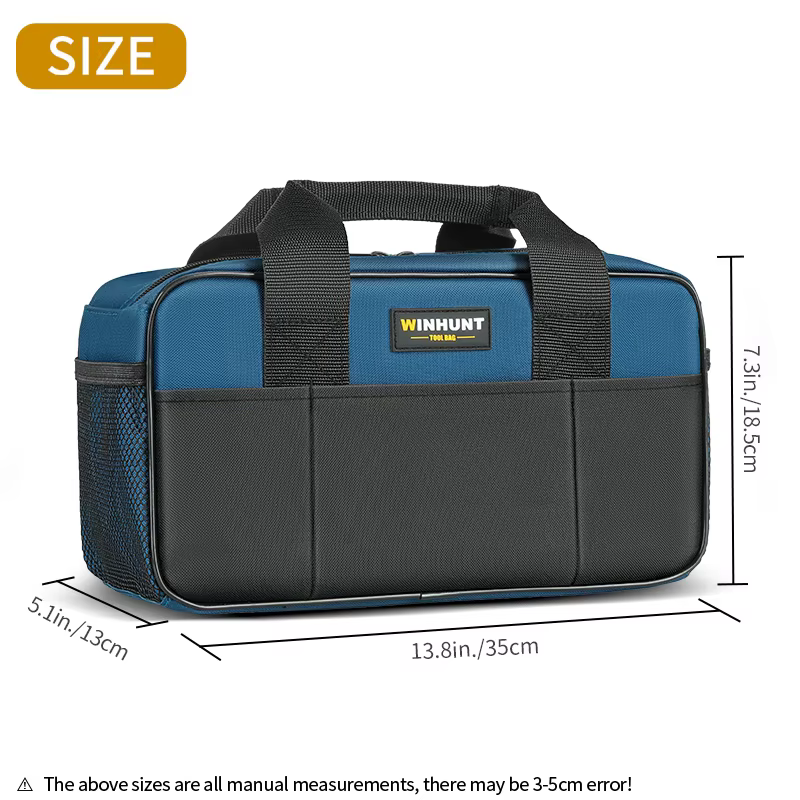 Sac à outils, organisateur de rangement robuste avec plusieurs poches, petit sac fourre-tout à outil