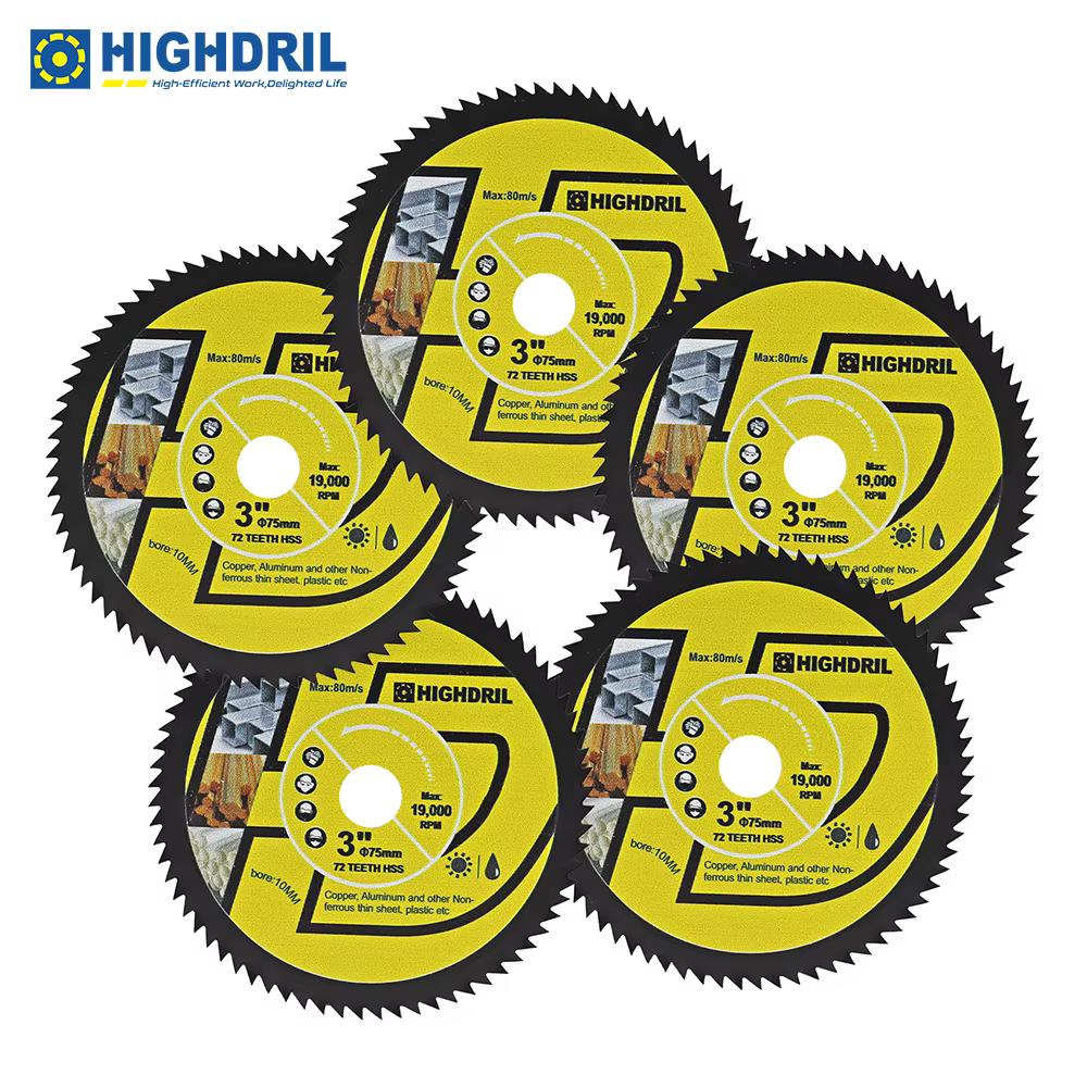 HIGHDRIL – lames de scie métalliques à grande vitesse, disque de coupe pour métal souple, bois, alum