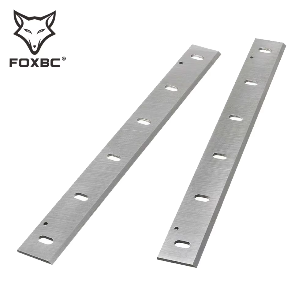 FOXBC 305mm lames de raboteuse HSS 305x32x3mm pour raboteuse à bois Makita 2012NB-lot de 2