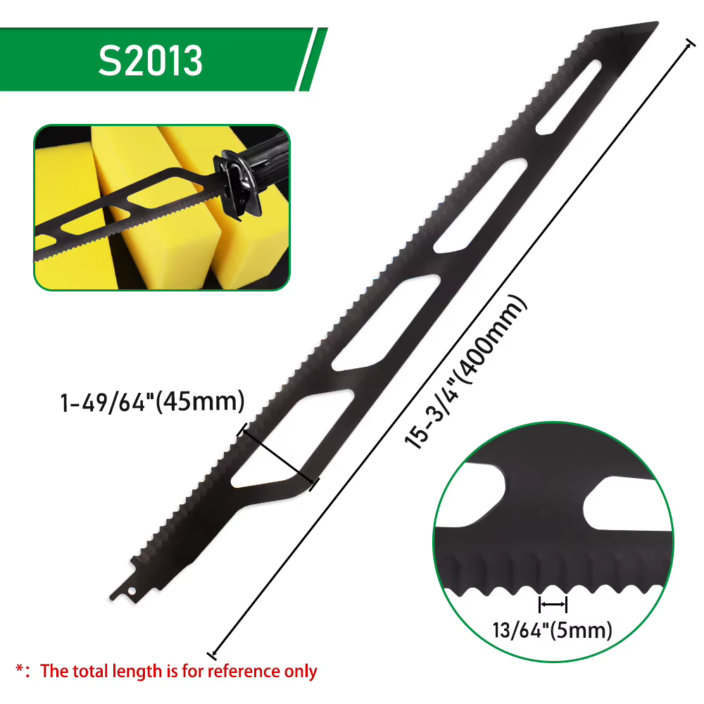 LAVIE 1pc 16 pouces/400mm lames de scie alternative en acier à haute teneur en carbone HCS scie sabr