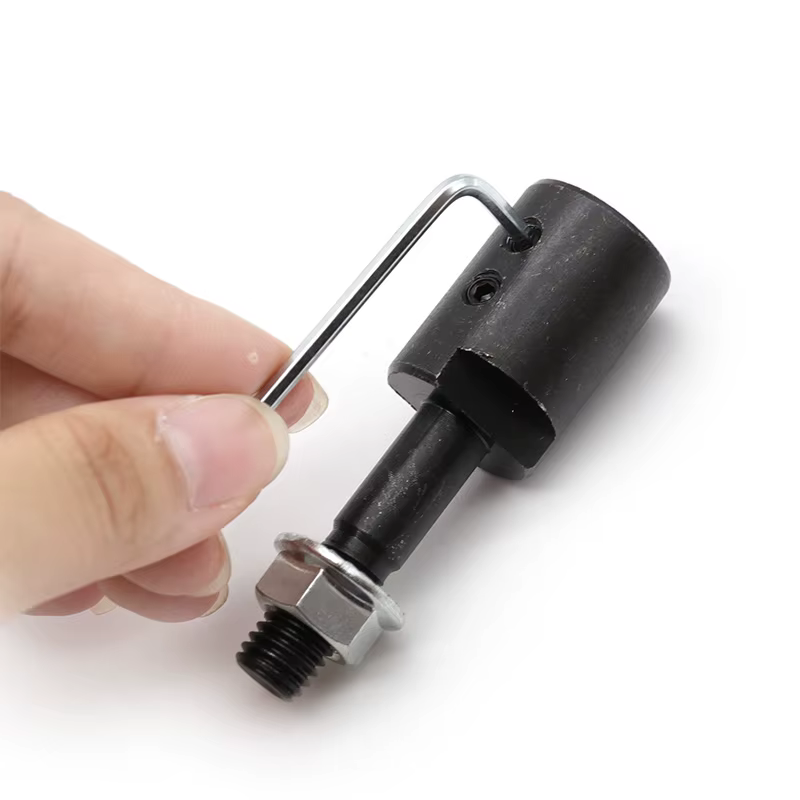 Adaptateur de broche de 10mm pour le meulage et le polissage, meuleuse d'établi de moteur d'arbre de