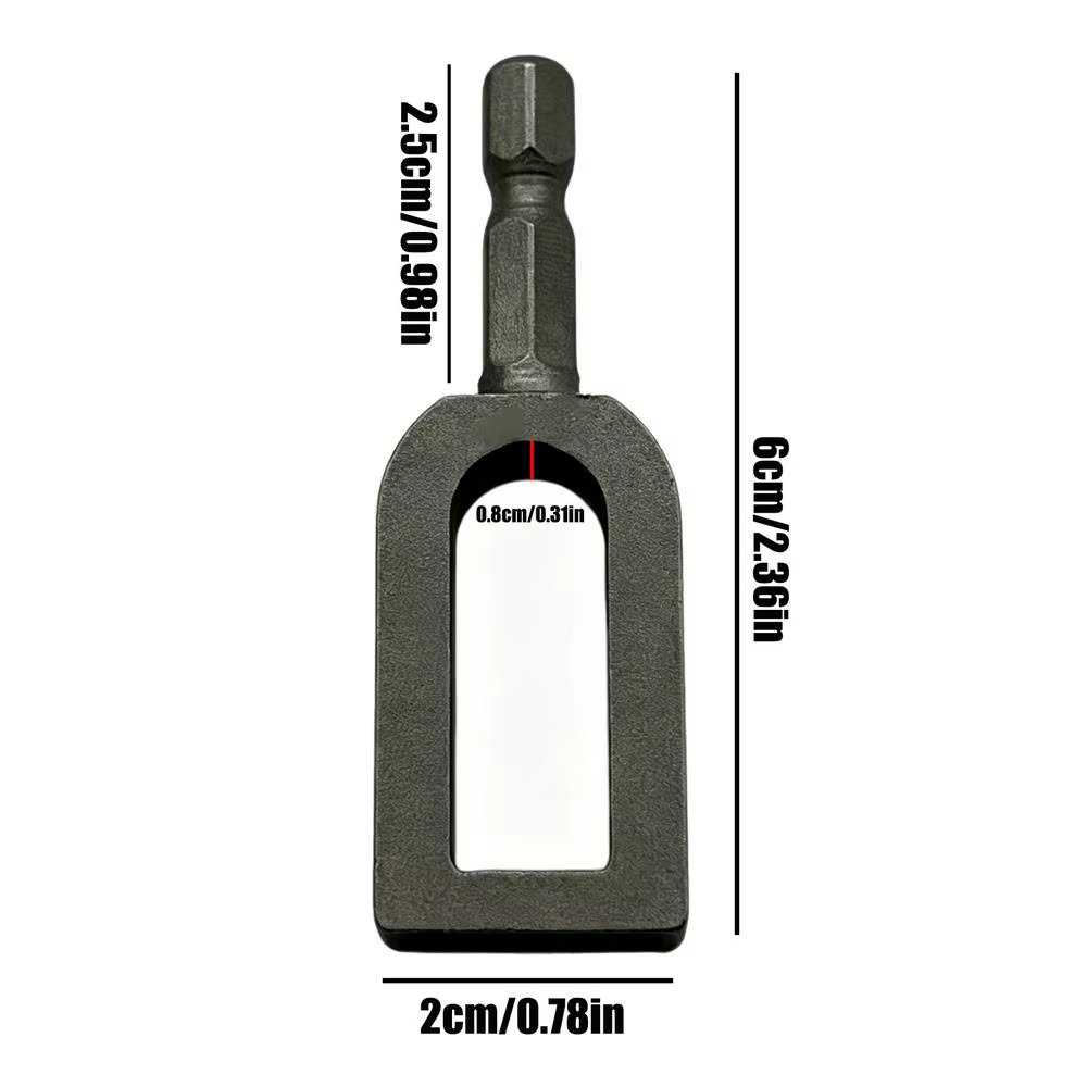 Outil de torsion de fil, embout hexagonal pour attacher les câbles, embout de perceuse pour torsion 