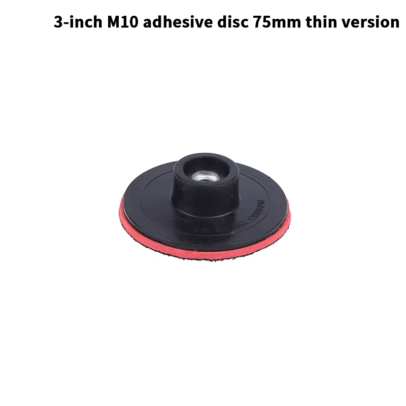 Tampon de support en plastique mousse 3/4/5 pouces, disque de ponçage, filetage de support, polissag