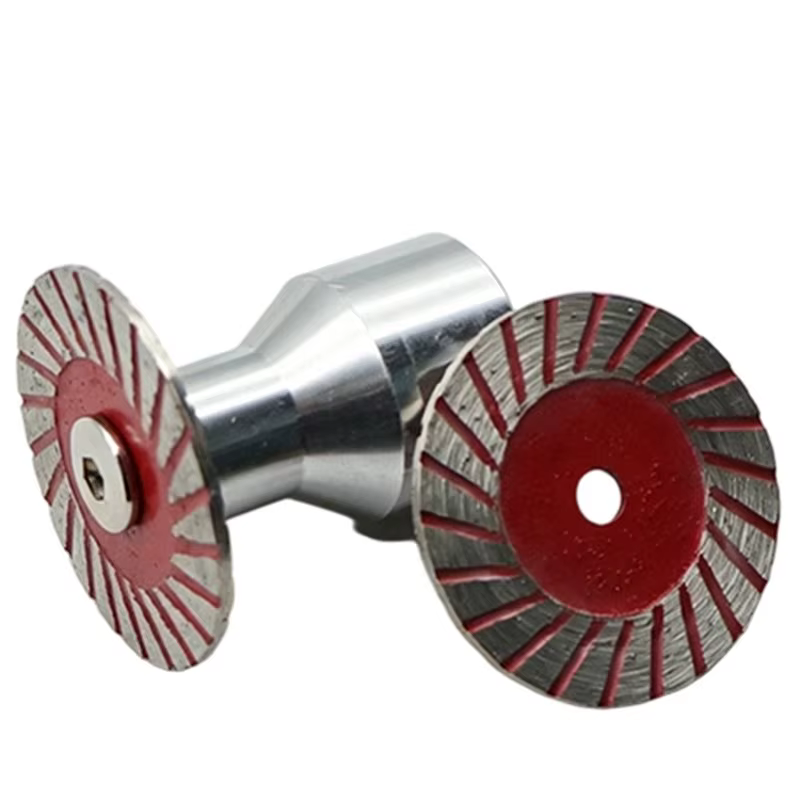 SOFT-For Grinders, outil de découpe de pierre - Ensemble de lames de scie à marbre de 1,57 po avec b
