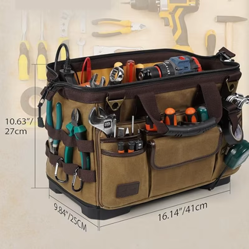 Sac à outils professionnel pour électricien, Kit complet d'outils, sacs à outils portables pour le t