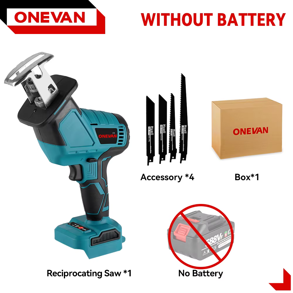 Makita – scie alternative sans fil 3600w 12000spm, tronçonneuse sans fil, outils de coupe du bois av