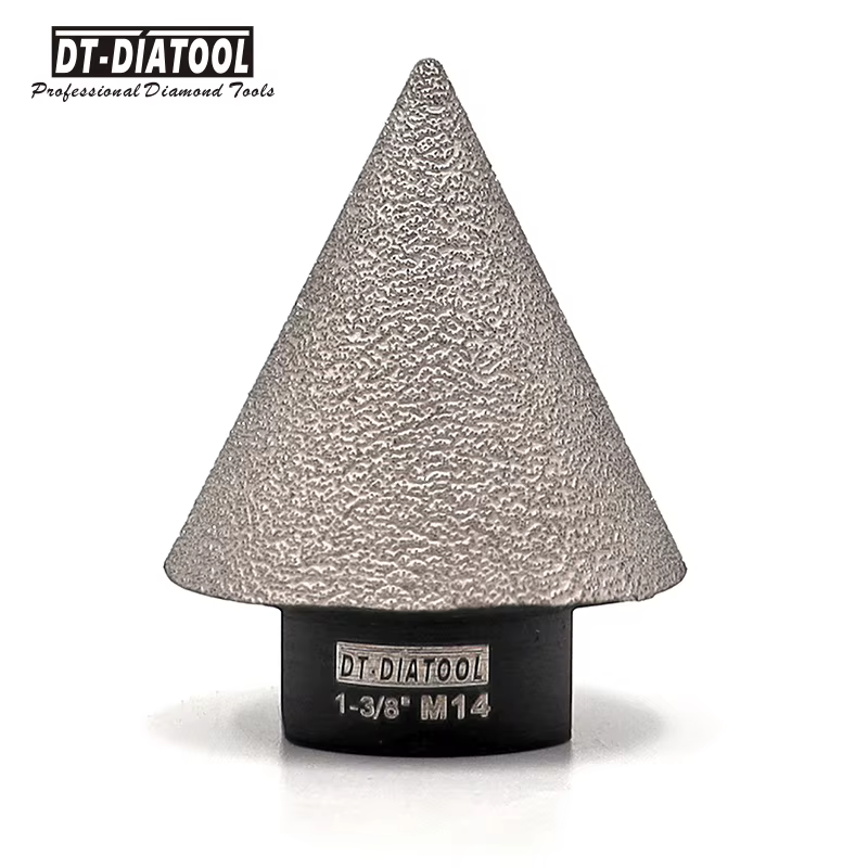 Mèches de diamant brasées sous vide, trou de finition 35mm M14 chanfrein de biseauté, marbre céramiq