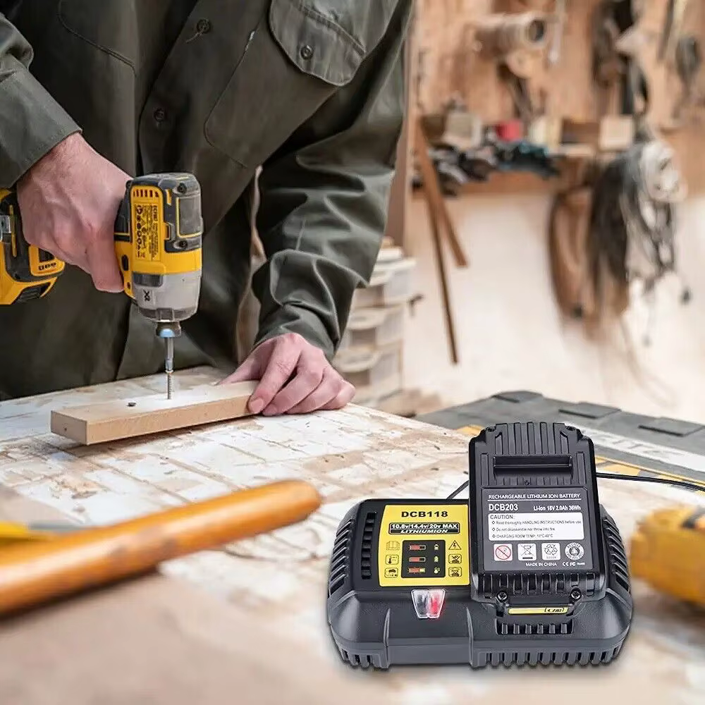Chargeur de batterie DCB118 pour batterie Dewalt 10.8V 12V 14.4V 18V 20V DCB200 DCB101 DCB115 DCB107