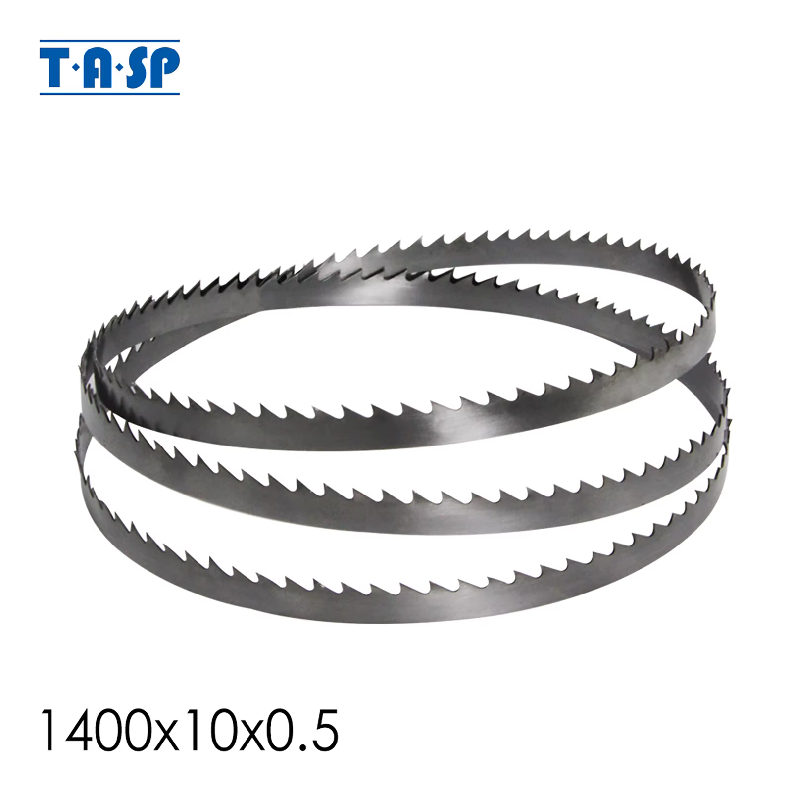 Lame de scie à ruban TASP 1400 mm (1400x10x0,5 mm, 6 TPI) pour accessoires de travail du bois, compa