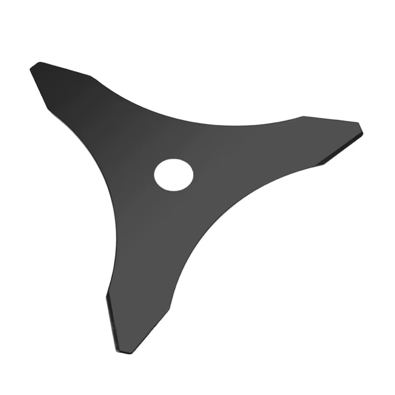 1 pièce Lame de rechange universelle 3 mm à 3 dents tranchantes pour débroussailleuses à tige droite