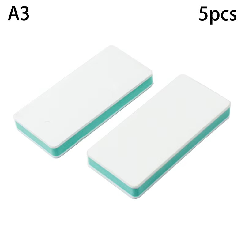 Blocs de ponçage manuel réutilisables multifonctionnels à double face, 5 pièces, éponge de ponçage 6