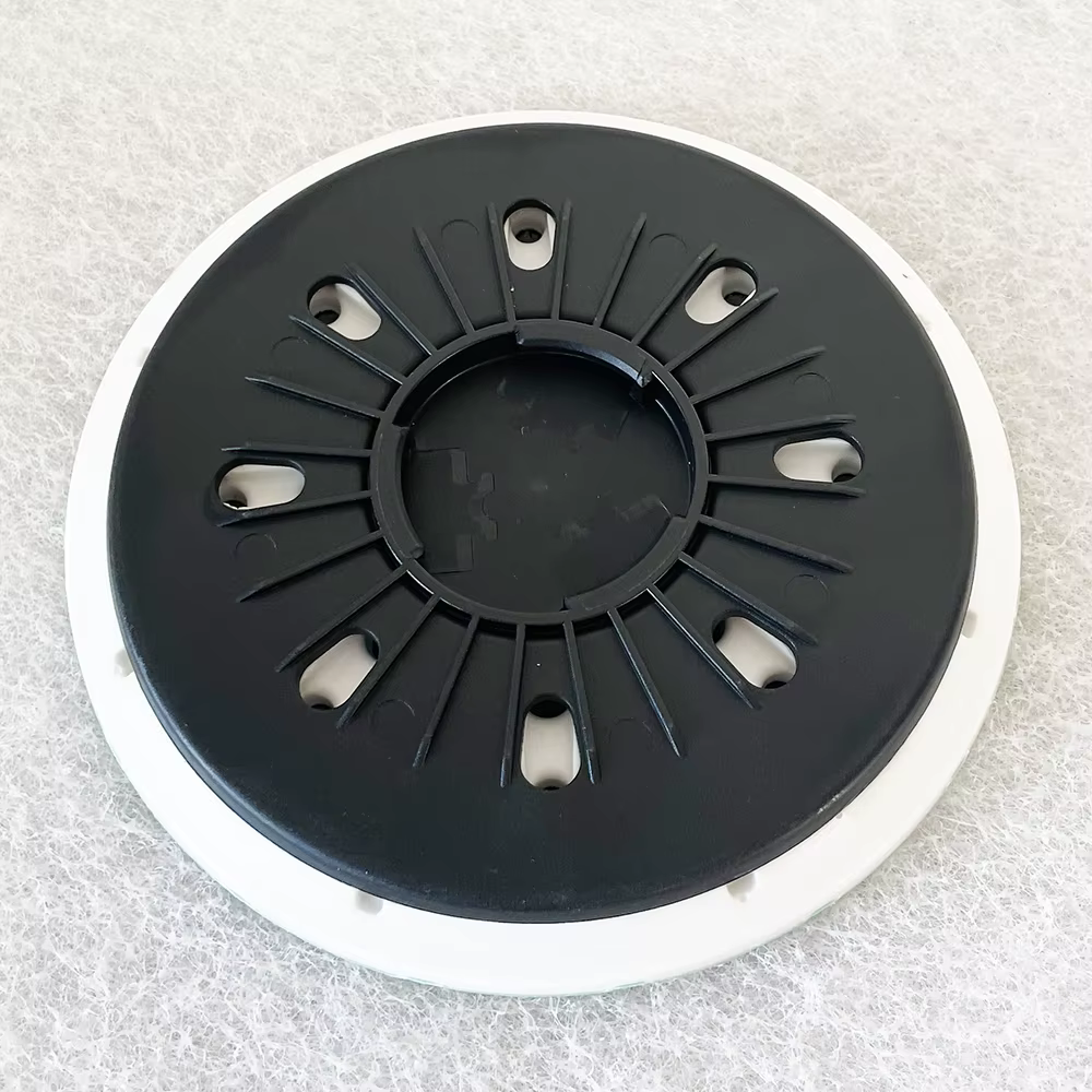 Disque abrasif de 150mm, tampon de ponçage de 6 pouces, plaque de support à crochet et boucle Compat