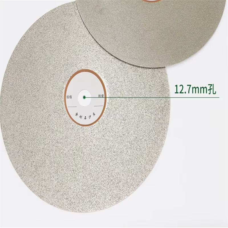 1 pièces 6 "150mm diamant enduit plat disque bijoux polonais meulage roue disque de meulage feuille 
