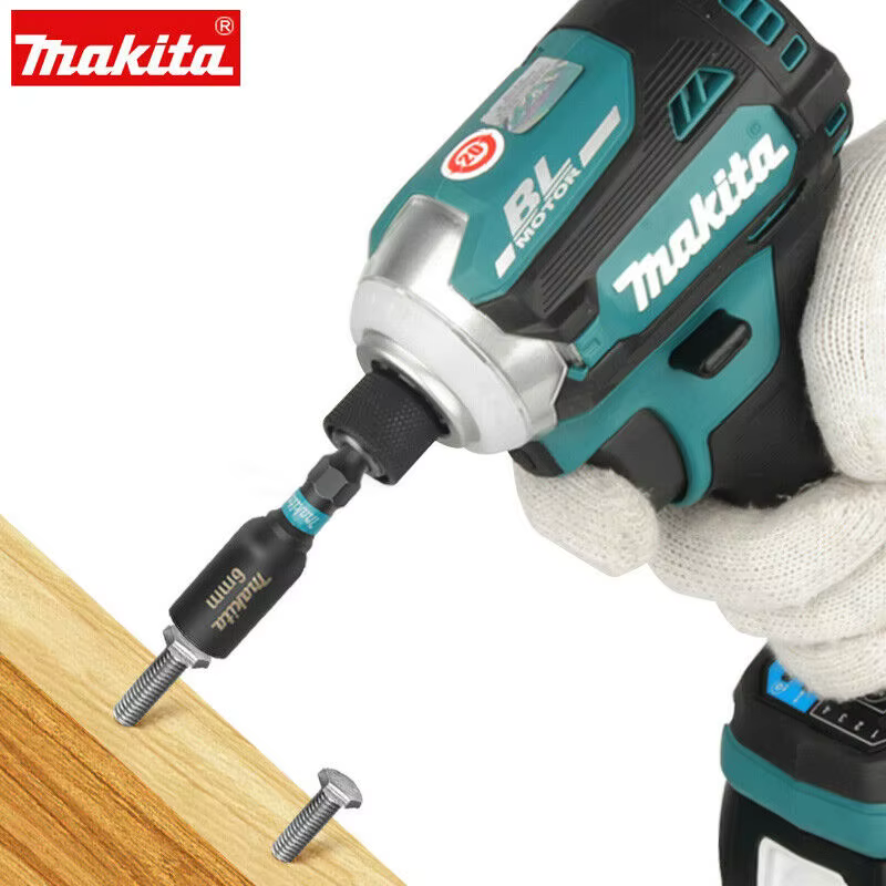 Makita Impact – jeu d'embouts à manchon magnétique série noire, douille 6mm/8mm/10mm/13mm, Extension