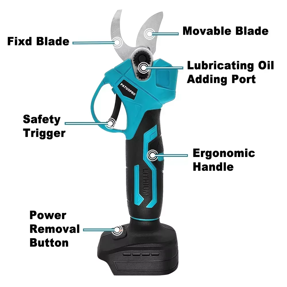 Makita – cisaille électrique sans fil, 30MM, sans balais, pour arbres, bonsaï, Branches, outil élect