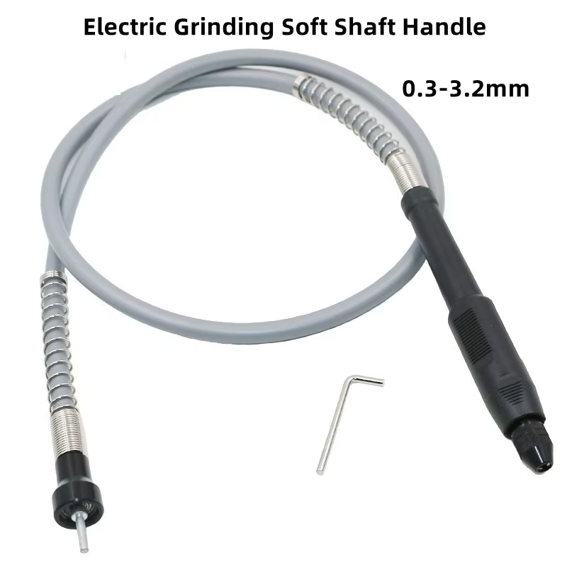 Poignée de perceuse électrique meuleuse arbre Flexible avec mandrin de perceuse 0.3-3.2mm arbre Flex